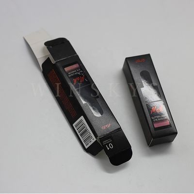 qualità  OEM Black and Gold Rectangle Makeup Brush Tube Cardboard Recyclable Luxury Custom Shipping Boxes fabbrica